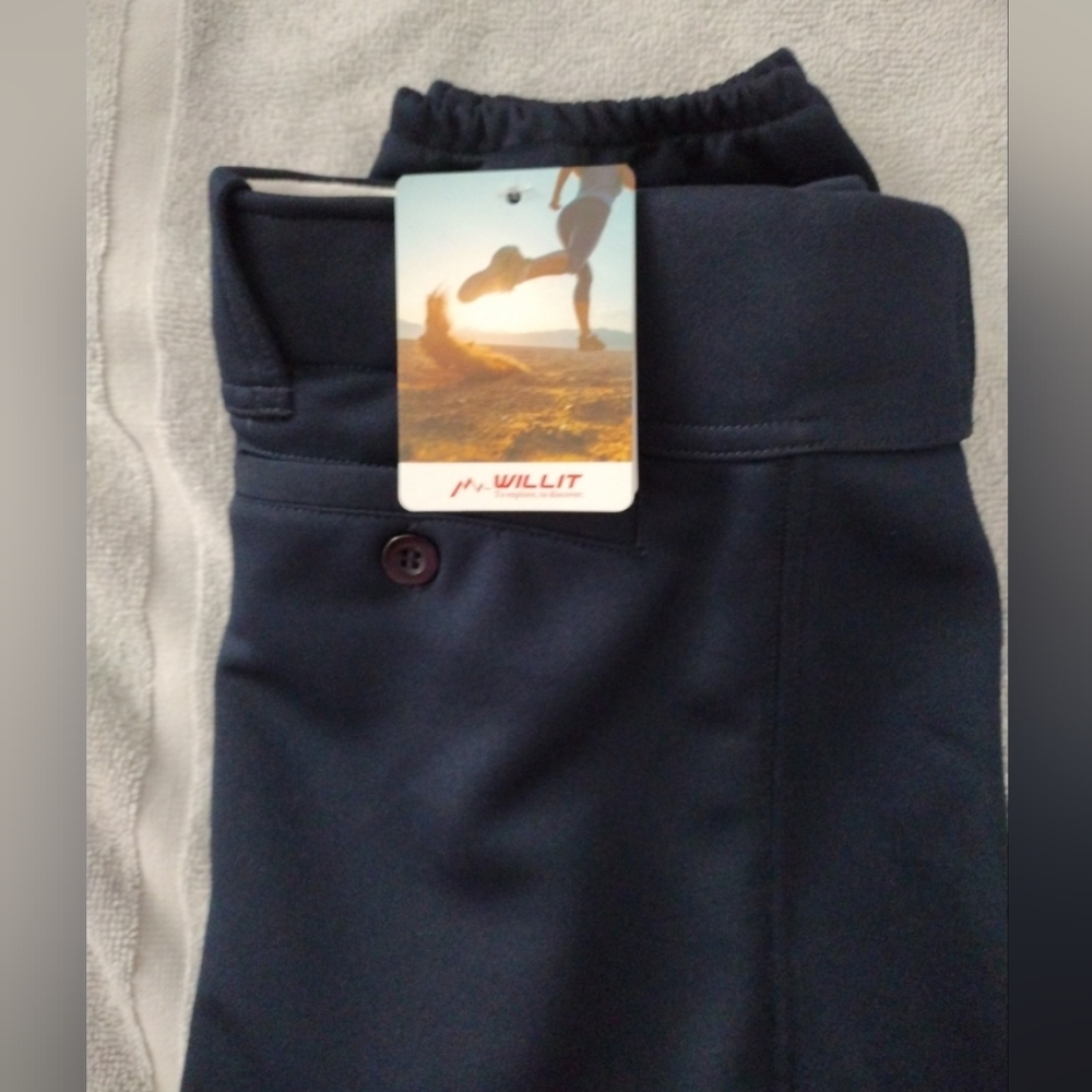 Willit exercise pants YXL Dark Blue